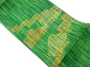 変わり織抽象模様織出し夏用名古屋帯